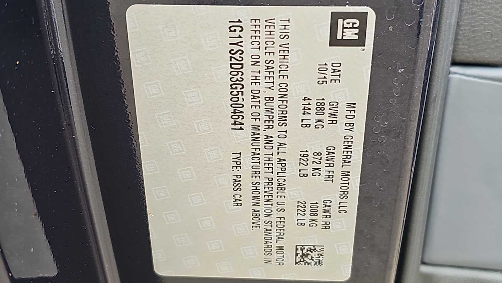 2016 Chevrolet Corvette Z06 Z06 2LZ