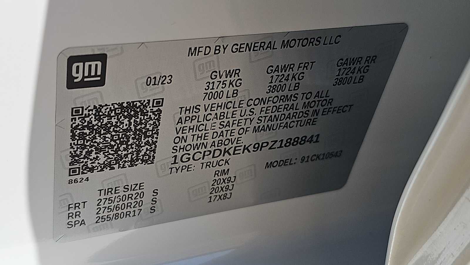 2023 Chevrolet Silverado 1500 LT (2FL)