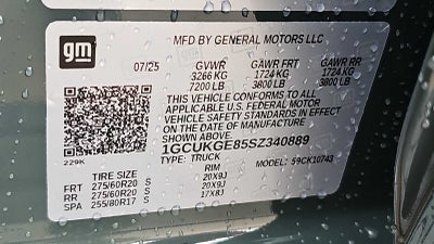 2025 Chevrolet Silverado 1500 LTZ