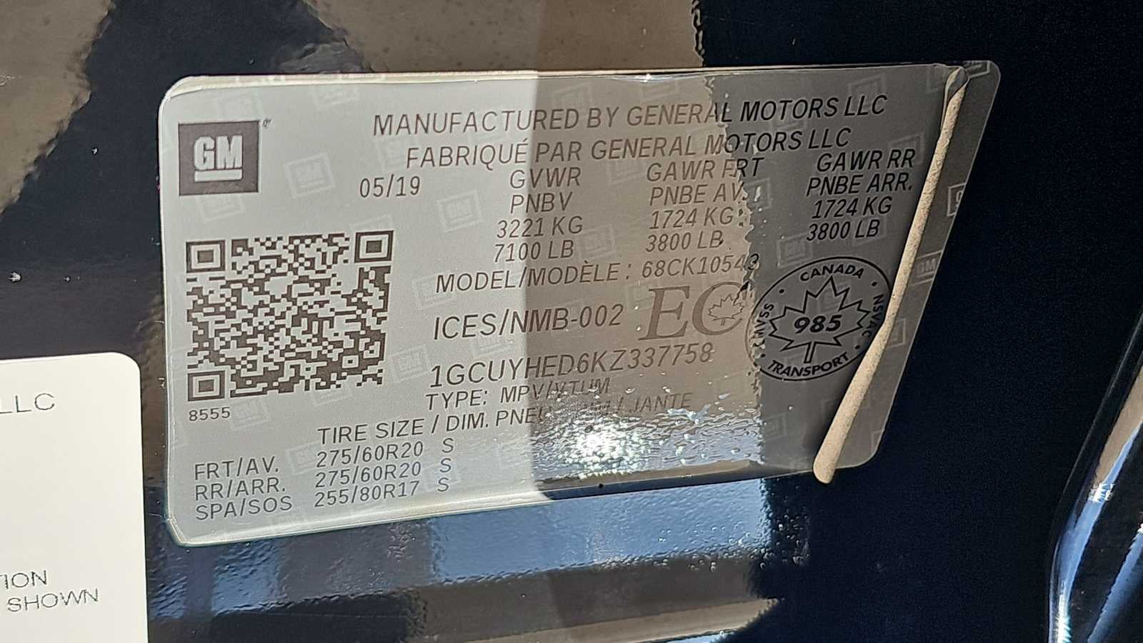 2019 Chevrolet Silverado 1500 High Country