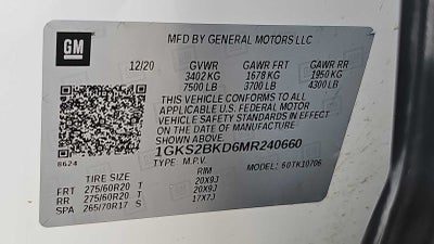 2021 GMC Yukon SLT