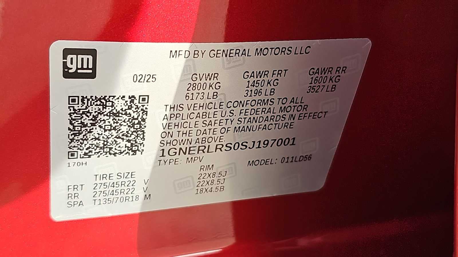 2025 Chevrolet Traverse RS