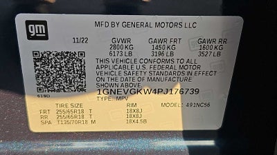 2023 Chevrolet Traverse LT Cloth