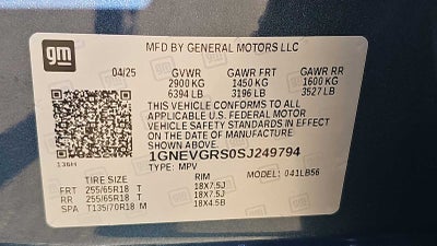 2025 Chevrolet Traverse LT