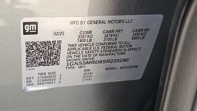 2025 Chevrolet Tahoe LS