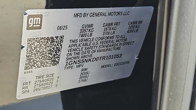 2026 Chevrolet Tahoe LT