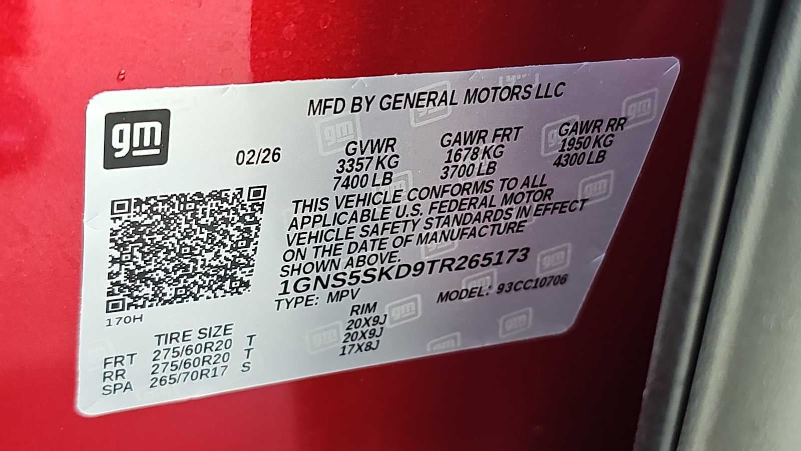 2026 Chevrolet Tahoe Premier