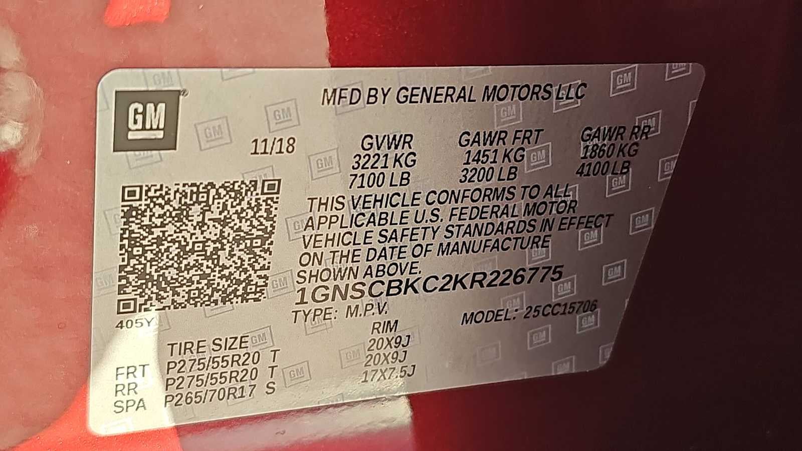 2019 Chevrolet Tahoe LT