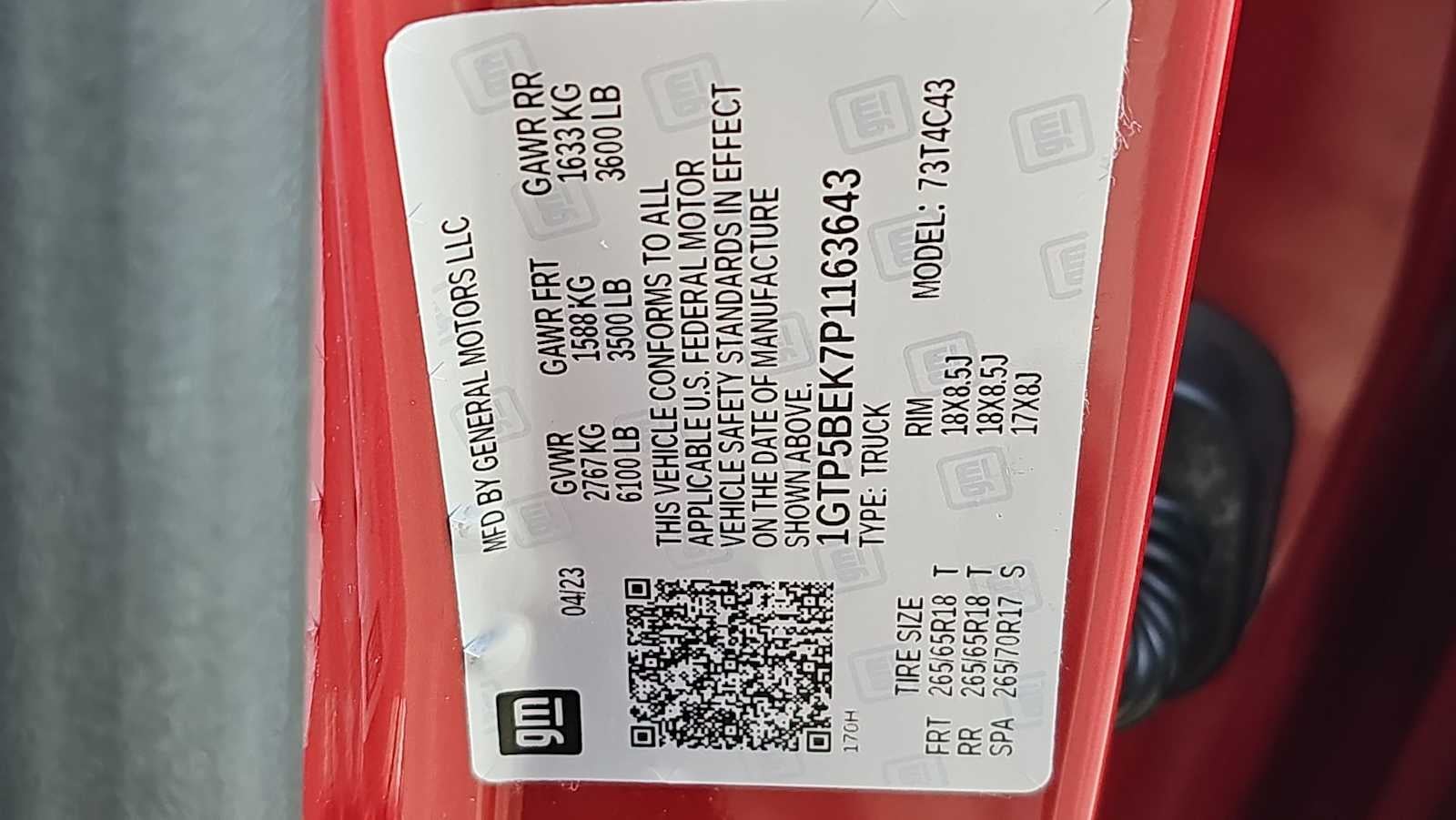 2023 GMC Canyon Elevation