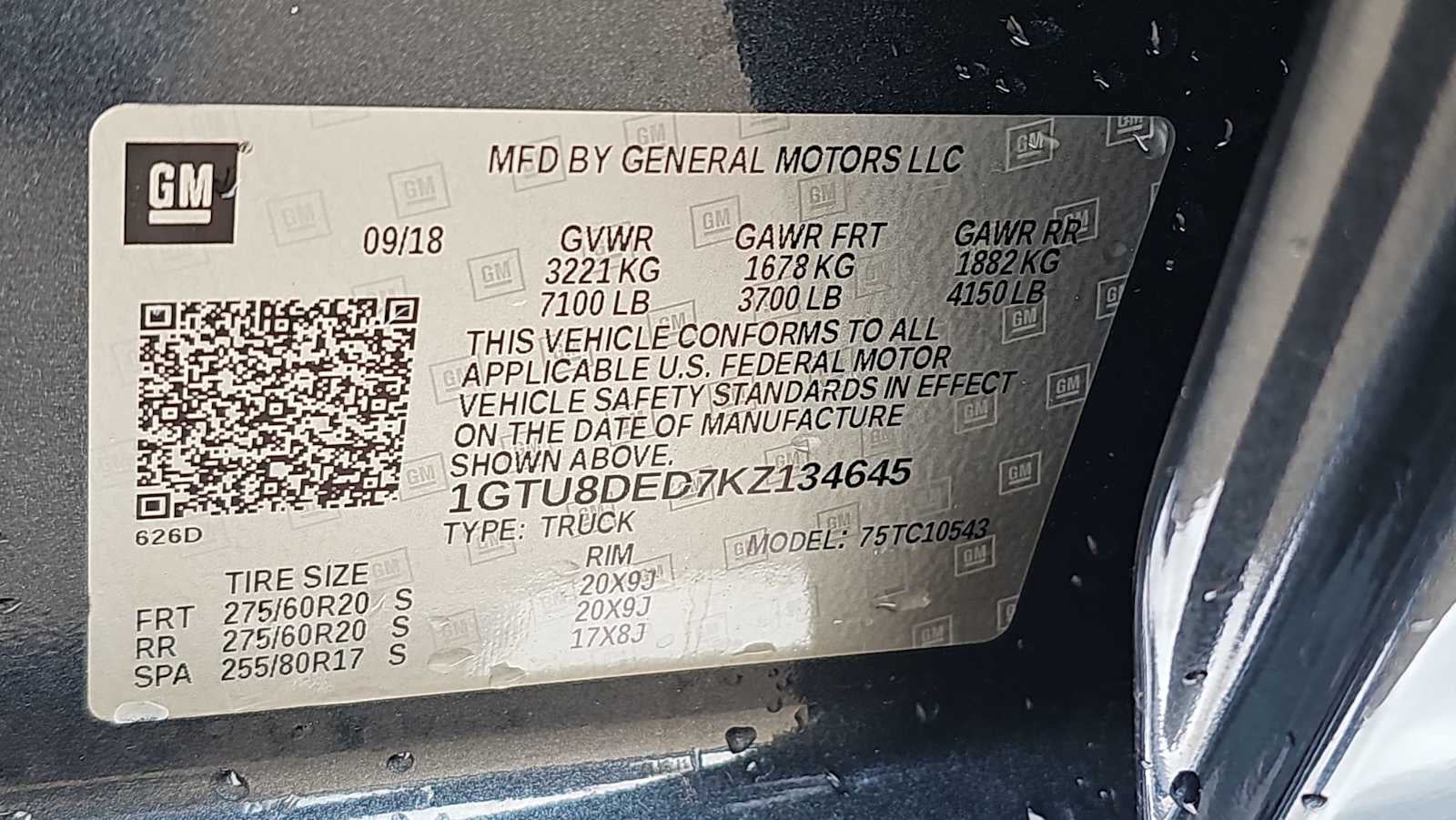 2019 GMC Sierra 1500 SLT