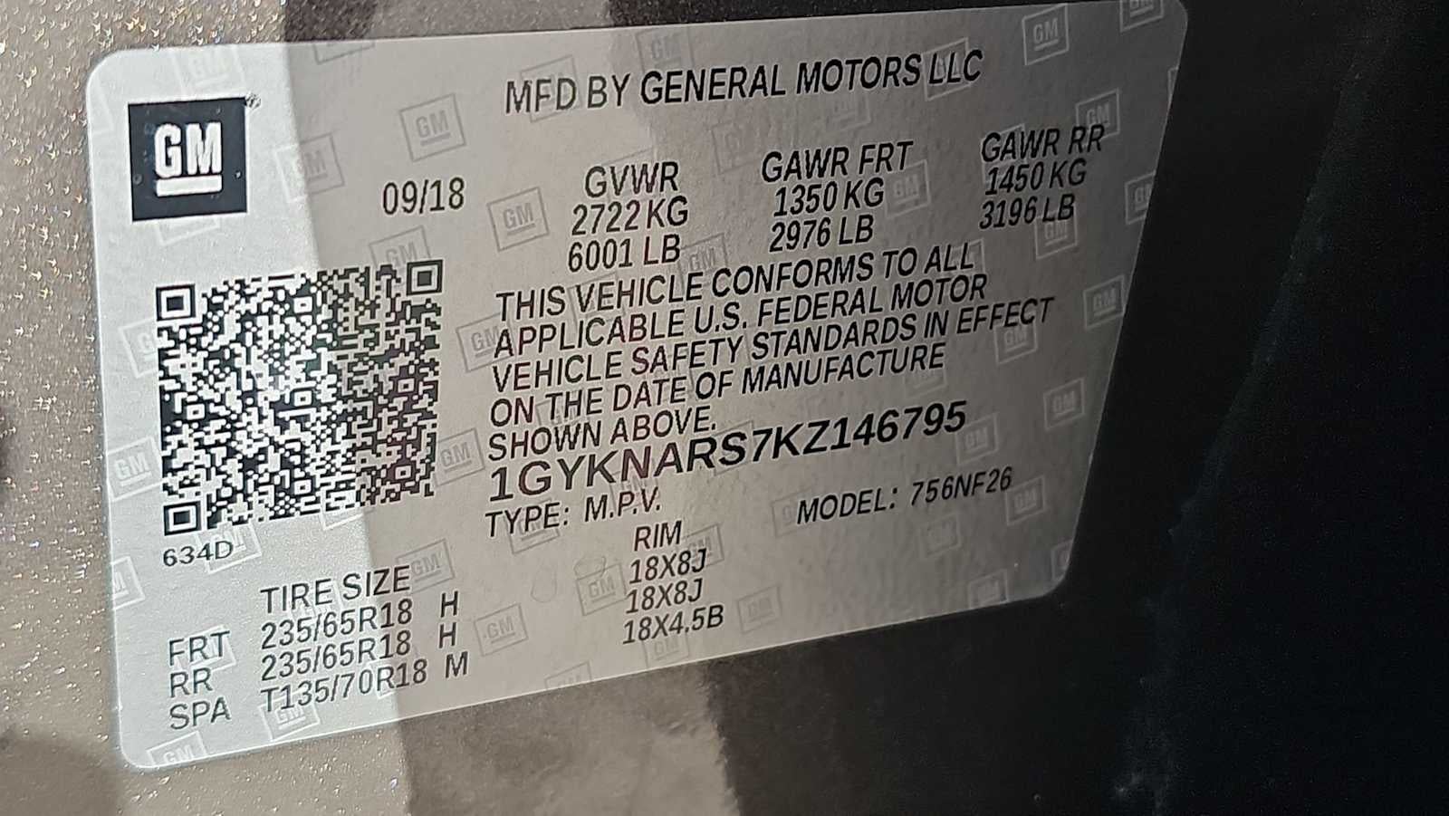 2019 Cadillac XT5 FWD