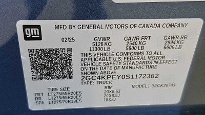 2025 Chevrolet Silverado 2500 HD LTZ