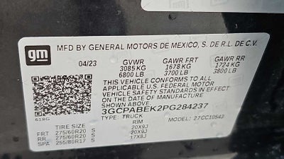 2023 Chevrolet Silverado 1500 Custom