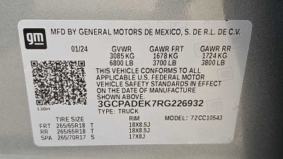 2024 Chevrolet Silverado 1500 RST