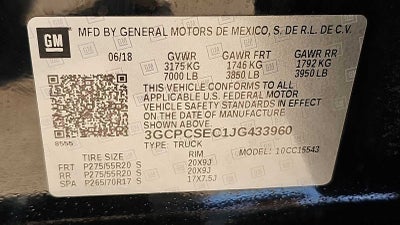 2018 Chevrolet Silverado 1500 LTZ