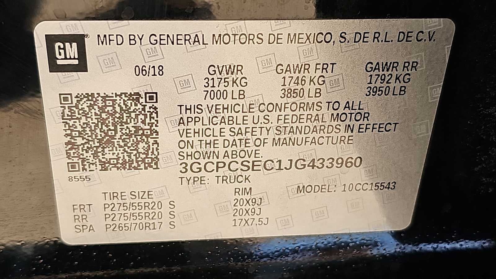 2018 Chevrolet Silverado 1500 LTZ