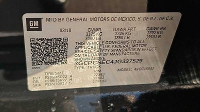 2018 Chevrolet Silverado 1500 LTZ