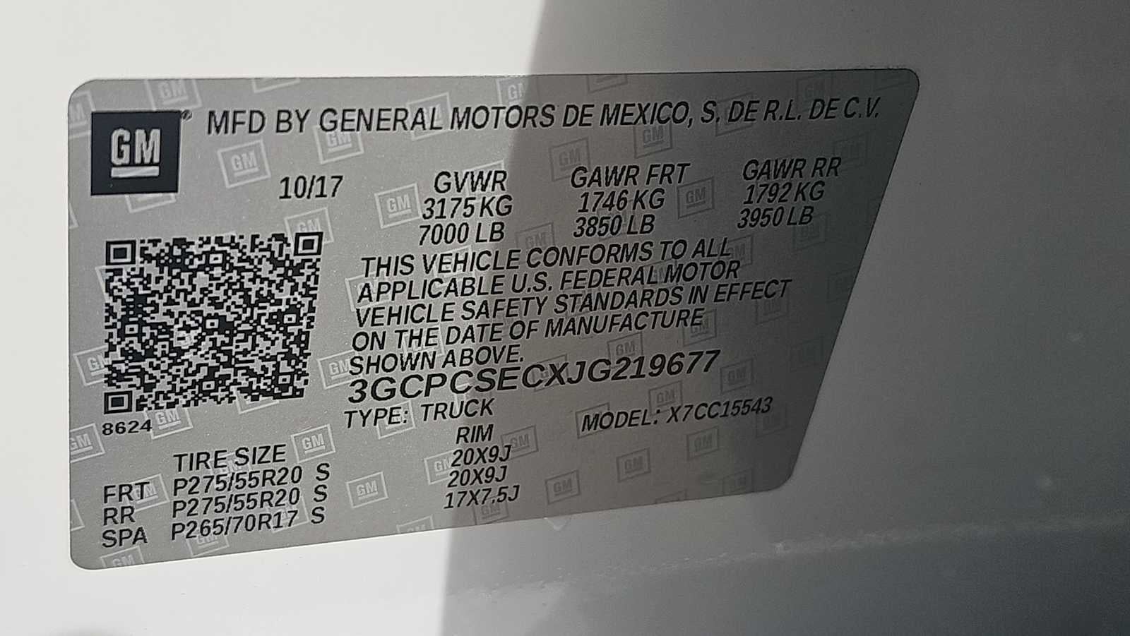 2018 Chevrolet Silverado 1500 LTZ