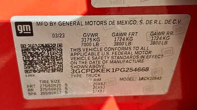 2023 Chevrolet Silverado 1500 LT (2FL)