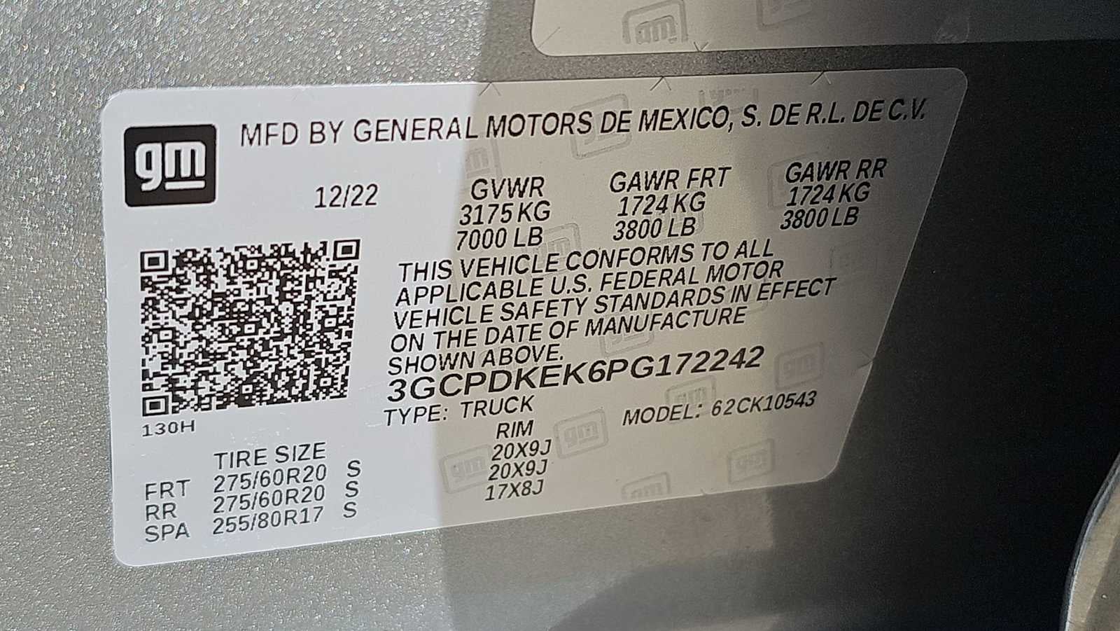 2023 Chevrolet Silverado 1500 LT (2FL)