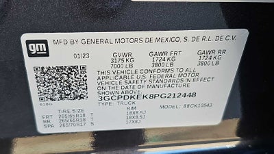 2023 Chevrolet Silverado 1500 LT (2FL)