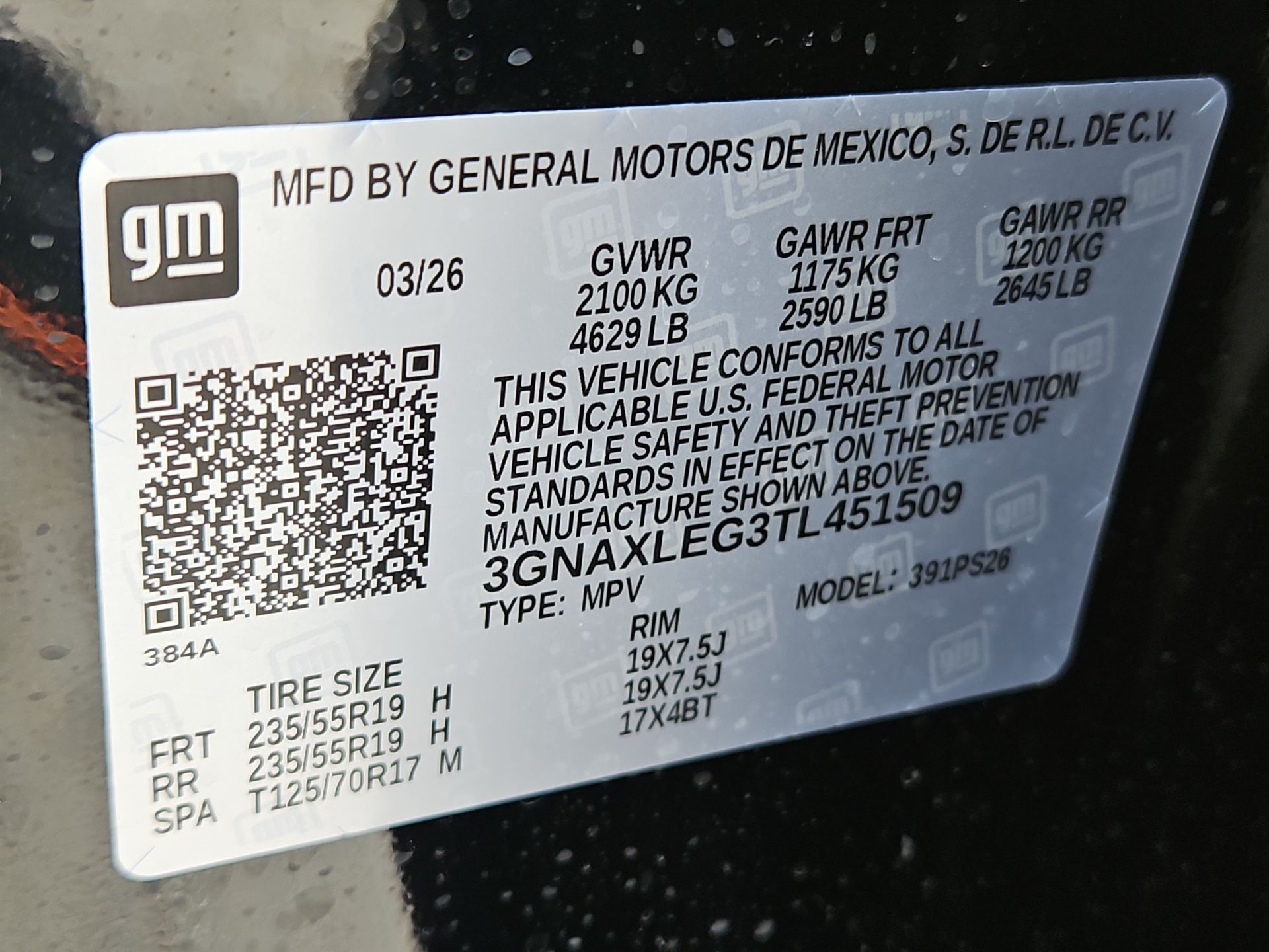 2026 Chevrolet Equinox RS