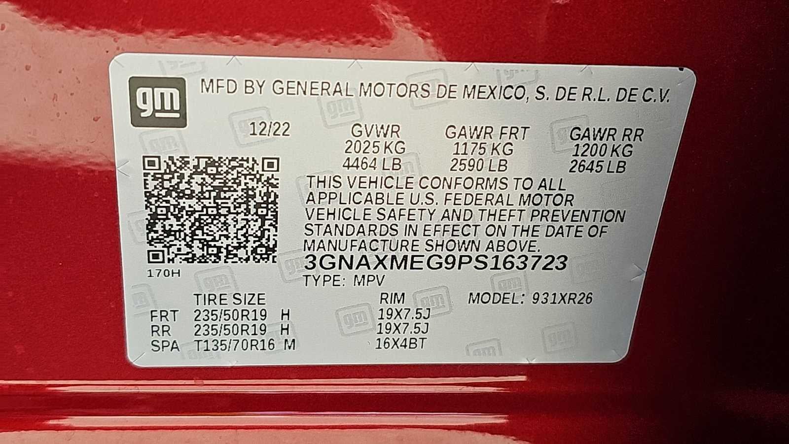 2023 Chevrolet Equinox RS