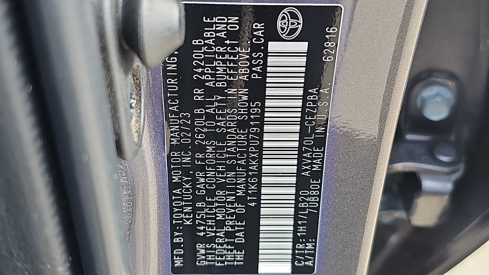 2023 Toyota Camry XSE