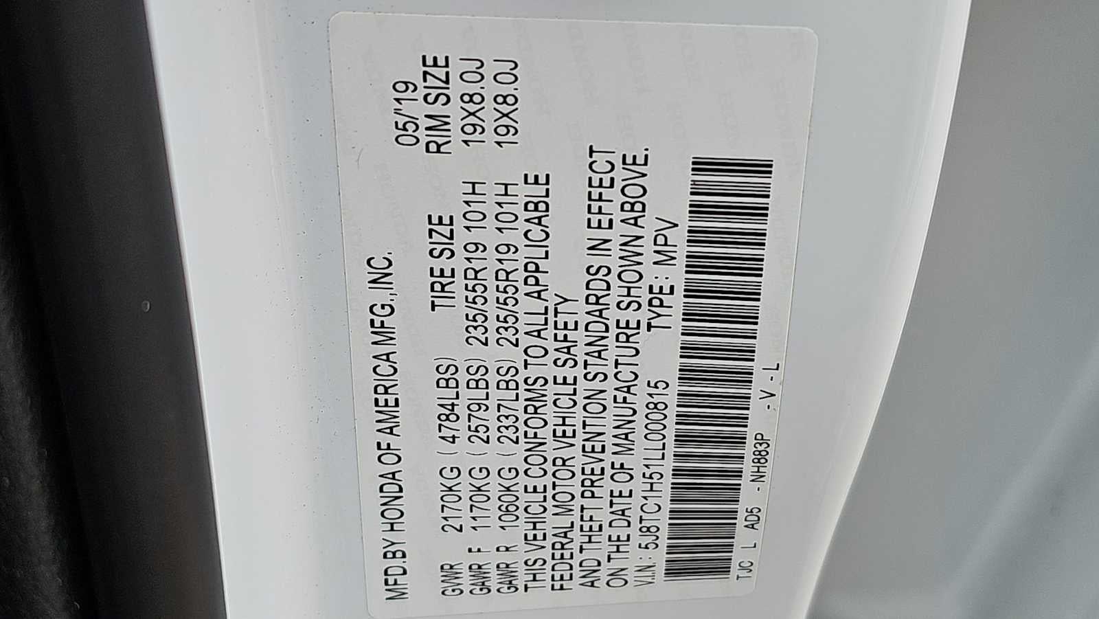 2020 Acura RDX Technology Package