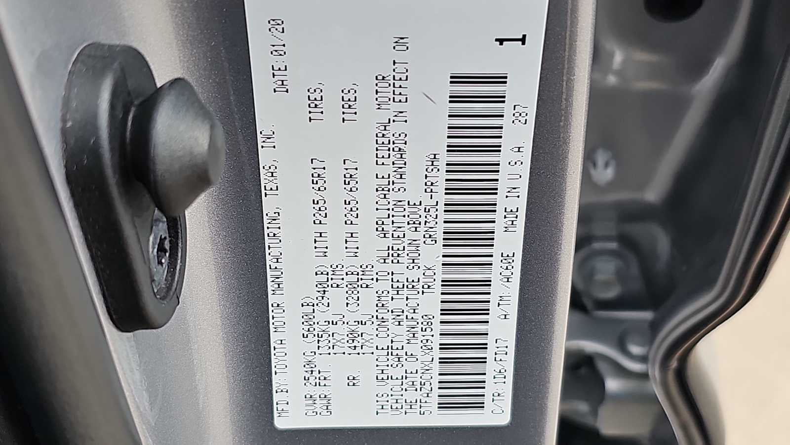 2020 Toyota Tacoma 2WD SR5