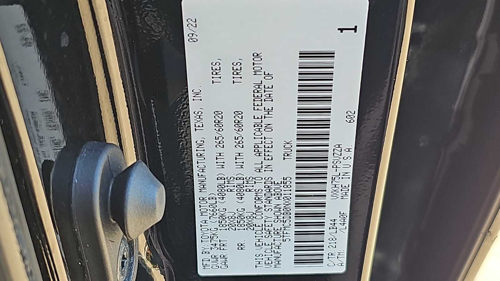 2022 Toyota Tundra 4WD 1794 Edition Hybrid