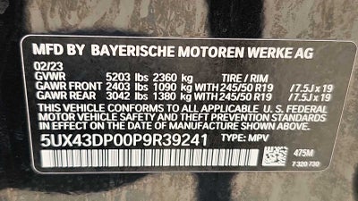 2023 BMW X3 sDrive30i