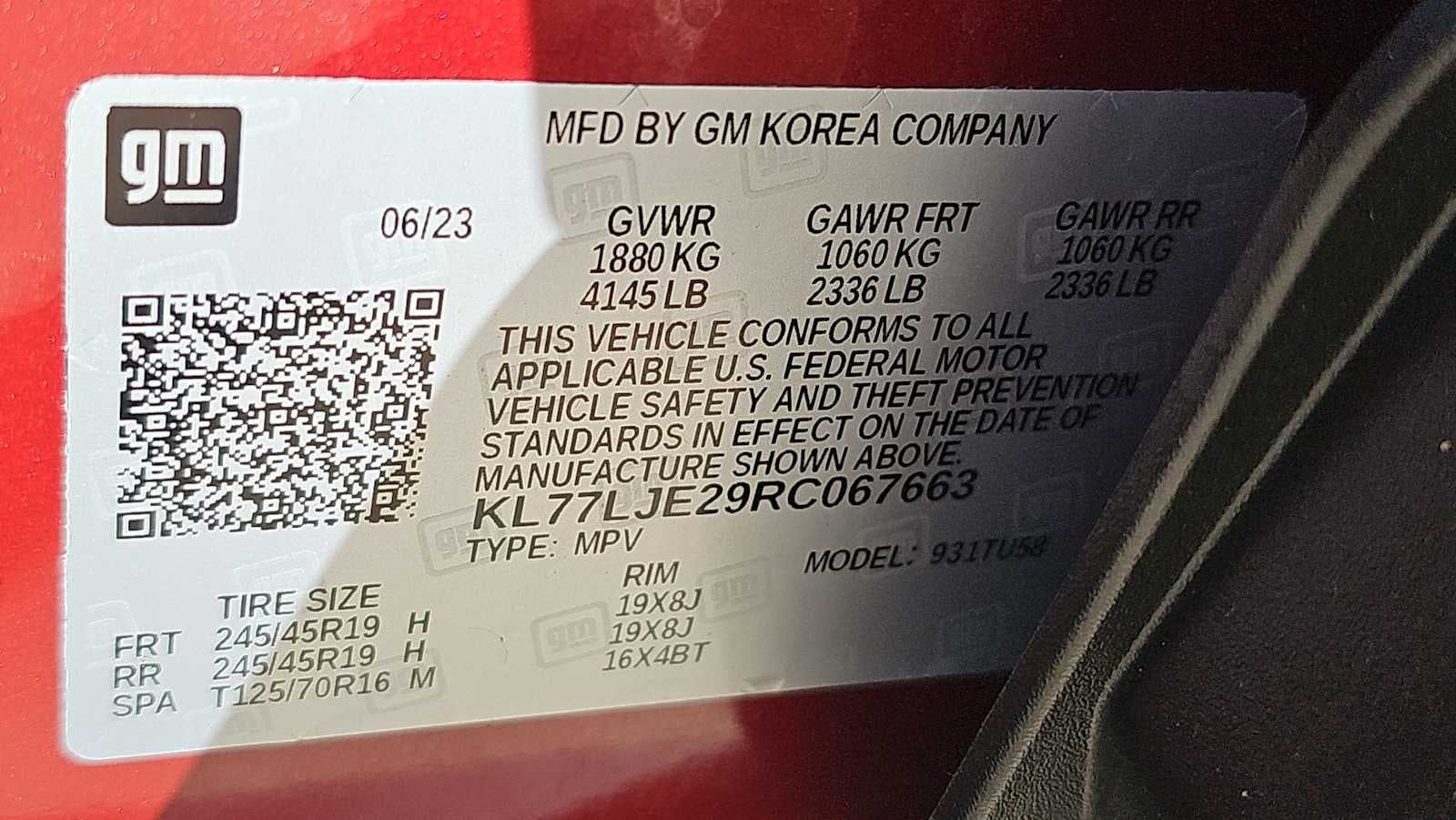 2024 Chevrolet Trax 2RS