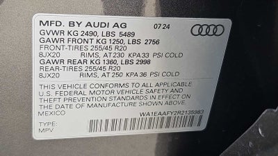 2024 Audi Q5 Premium Plus 45 TFSI S line quattro