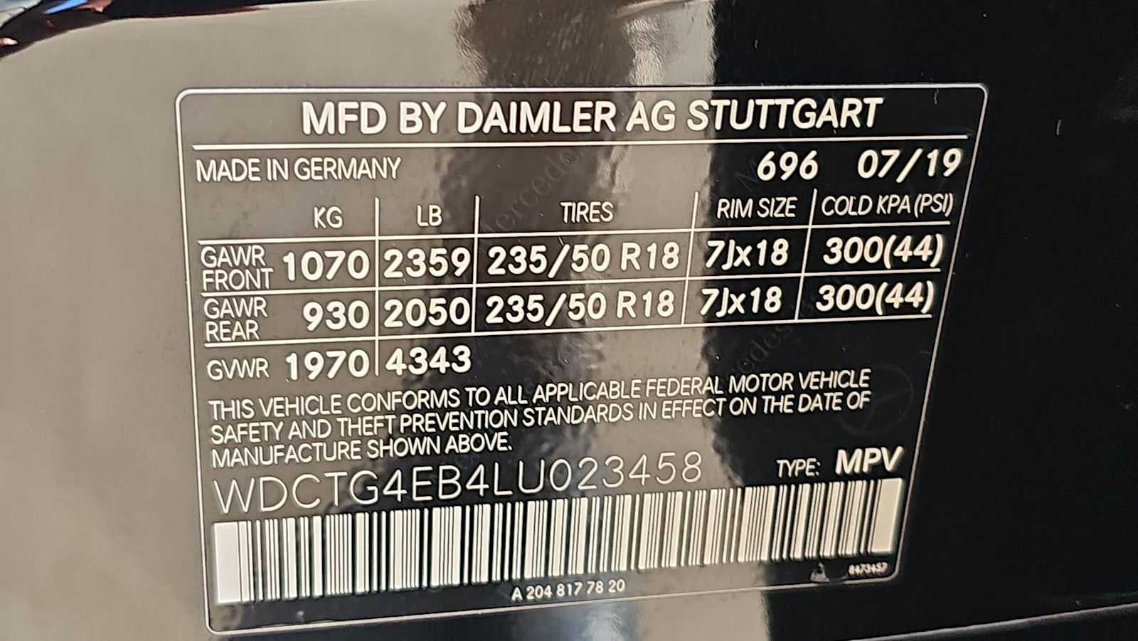 2020 Mercedes-Benz GLA 250 GLA 250