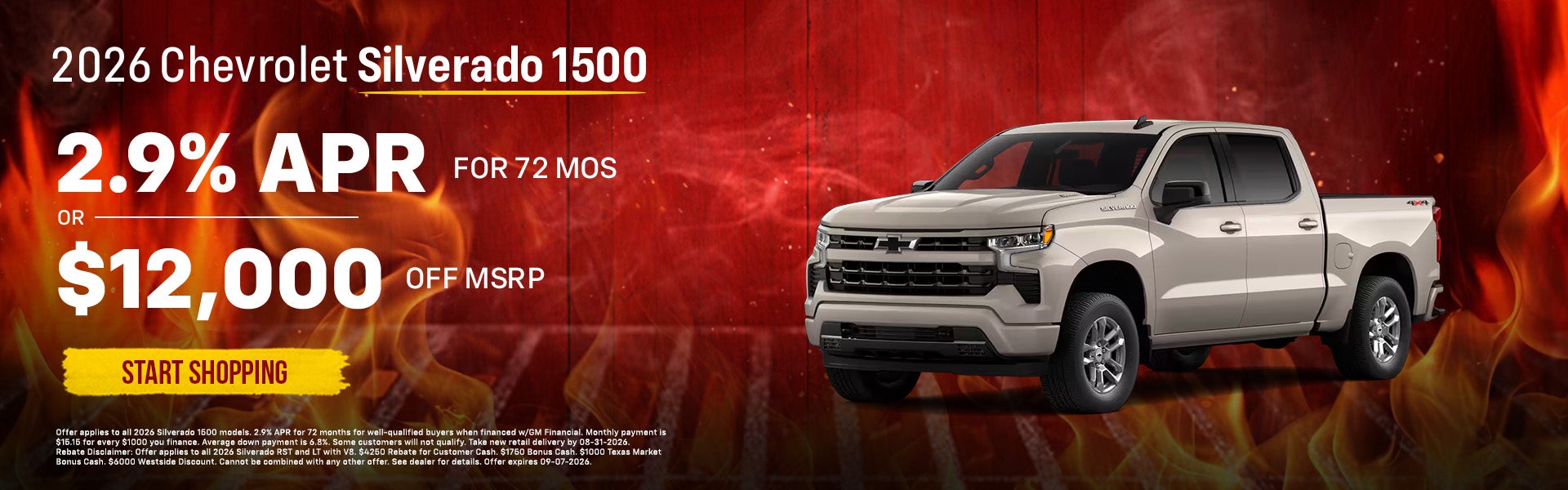 2026 Chevrolet Silverado 1500 Offer