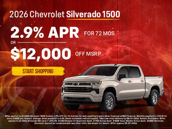 2026 Chevrolet Silverado 1500 Offer