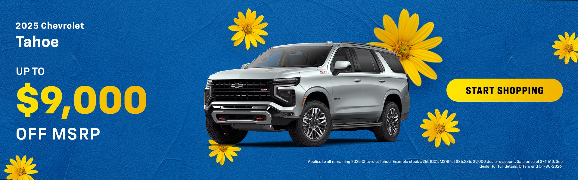 2025 Chevrolet Tahoe offer