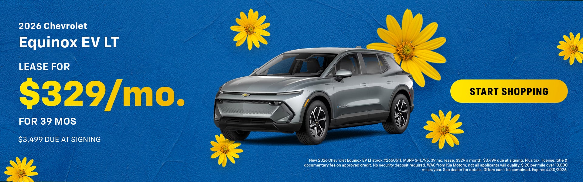 2026 Chevrolet Equinox EV LT Offer