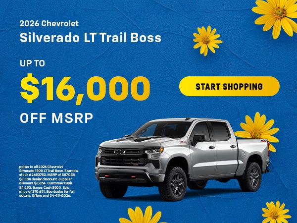 2026 Chevrolet Silverado LT Trail Boss Offer