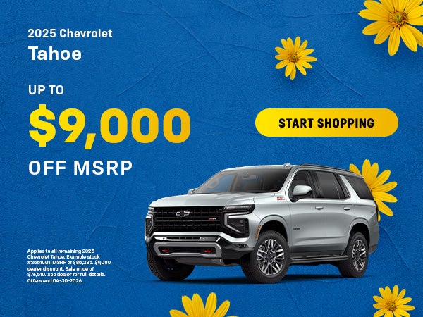 2025 Chevrolet Tahoe offer