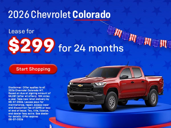 2026 Chevrolet Colorado Offer