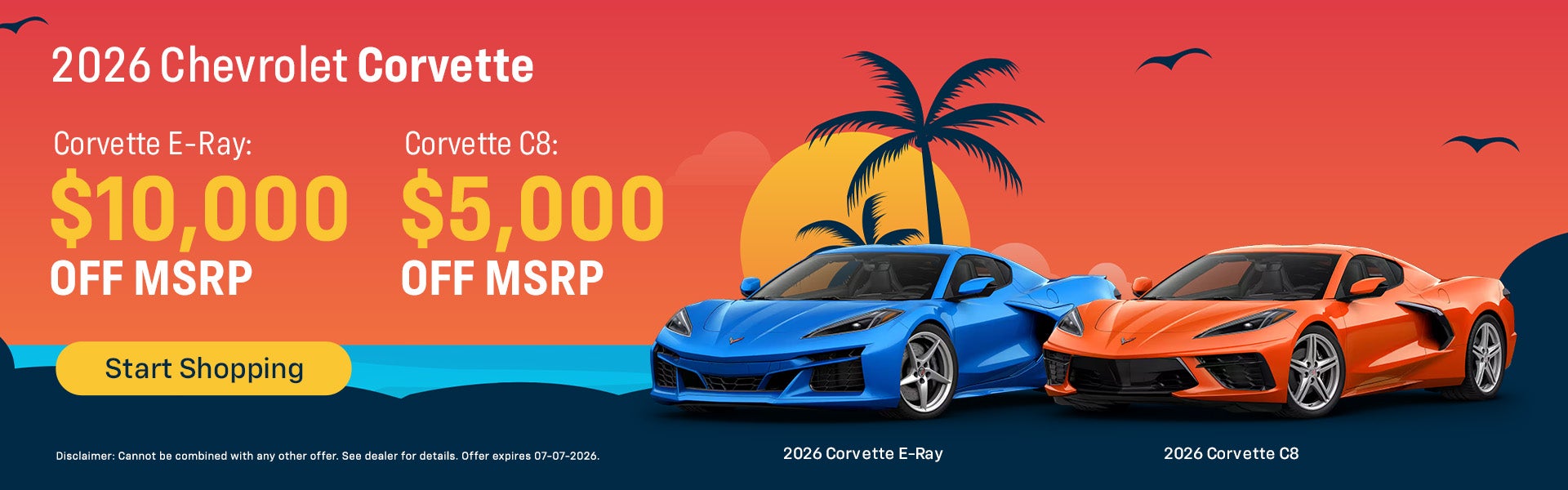 2026 Chevrolet Corvettes Offer
