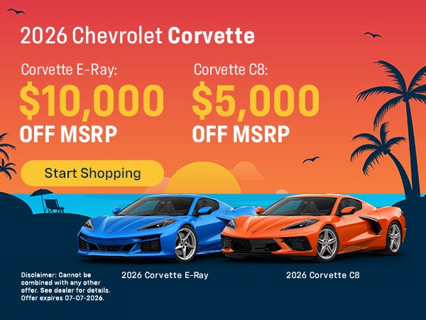 2026 Chevrolet Corvettes Offer