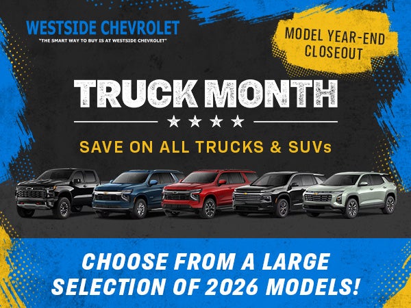 Huge Offers on New 2026 Chevrolet Trucks and SUVs