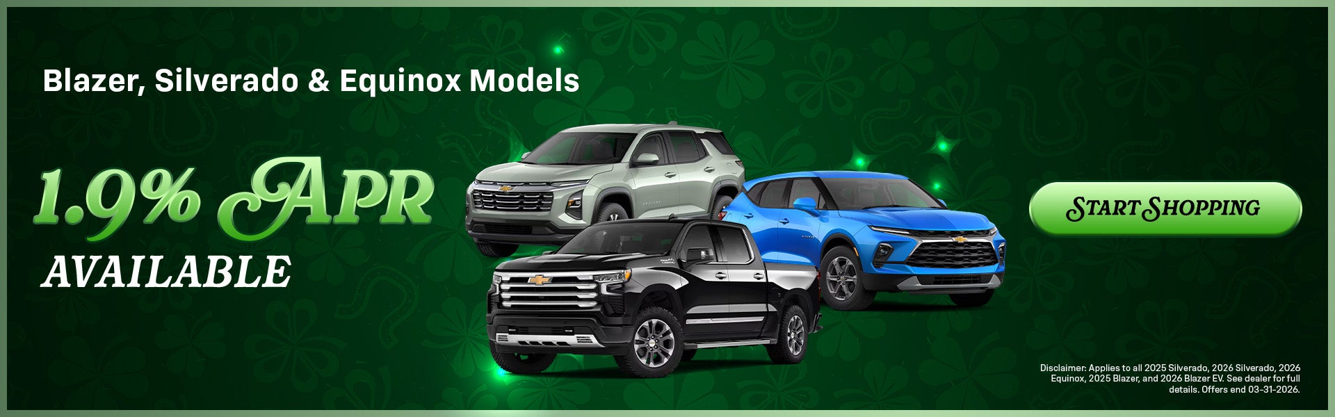 New Blazer, Silverado and Equinox